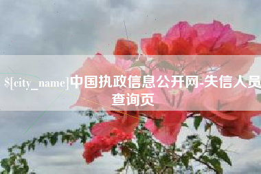 仁寿中国执政信息公开网-失信人员查询页