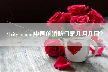 仁寿中国的消防日是几月几日？