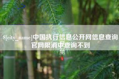 仁寿中国执行信息公开网信息查询官网限消中查询不到