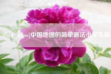 仁寿中国地图的简单画法小学生版