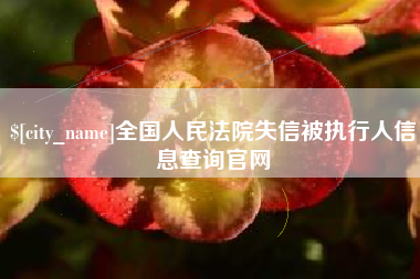 仁寿全国人民法院失信被执行人信息查询官网