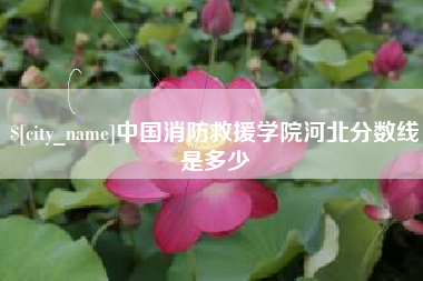 仁寿中国消防救援学院河北分数线是多少