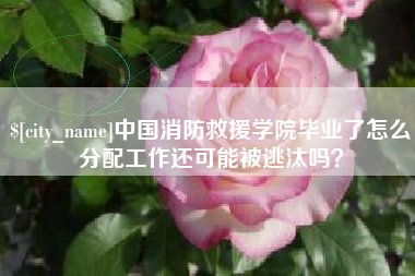 仁寿中国消防救援学院毕业了怎么分配工作还可能被逃汰吗？