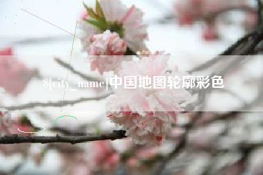 仁寿中国地图轮廓彩色
