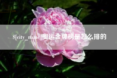 仁寿奥运金牌榜是怎么排的