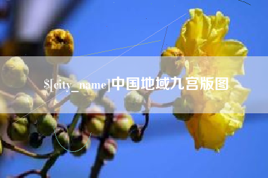 仁寿中国地域九宫版图