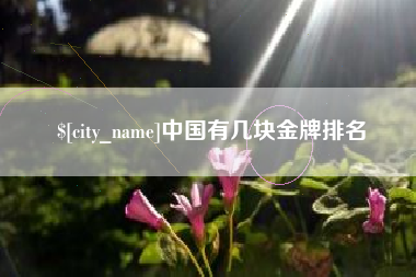 仁寿中国有几块金牌排名