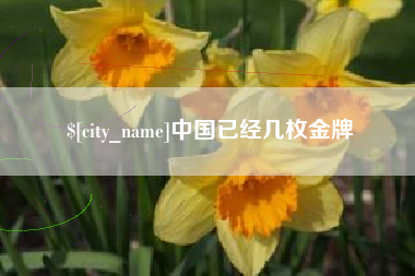 仁寿中国已经几枚金牌