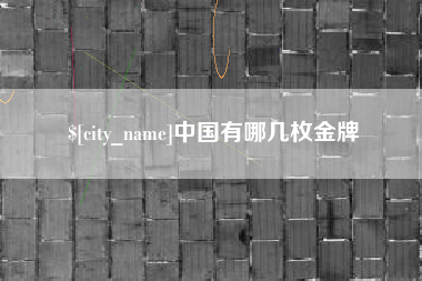 仁寿中国有哪几枚金牌
