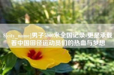 仁寿男子5000米全国记录-更是承载着中国田径运动员们的热血与梦想