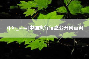 仁寿中国执行信息公开网查询