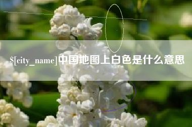 仁寿中国地图上白色是什么意思