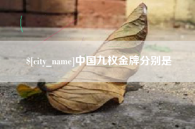 仁寿中国九枚金牌分别是
