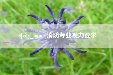 仁寿消防专业视力要求