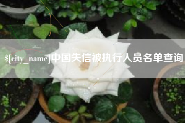仁寿中国失信被执行人员名单查询