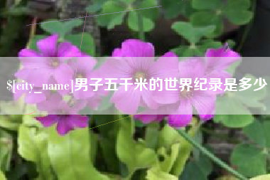 仁寿男子五千米的世界纪录是多少