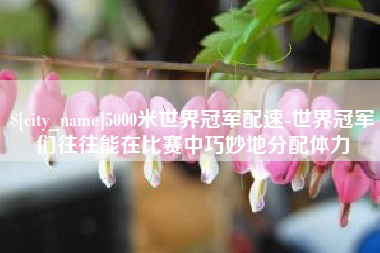仁寿5000米世界冠军配速-世界冠军们往往能在比赛中巧妙地分配体力
