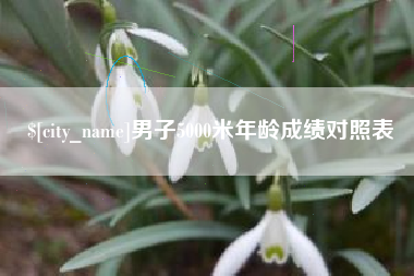 仁寿男子5000米年龄成绩对照表